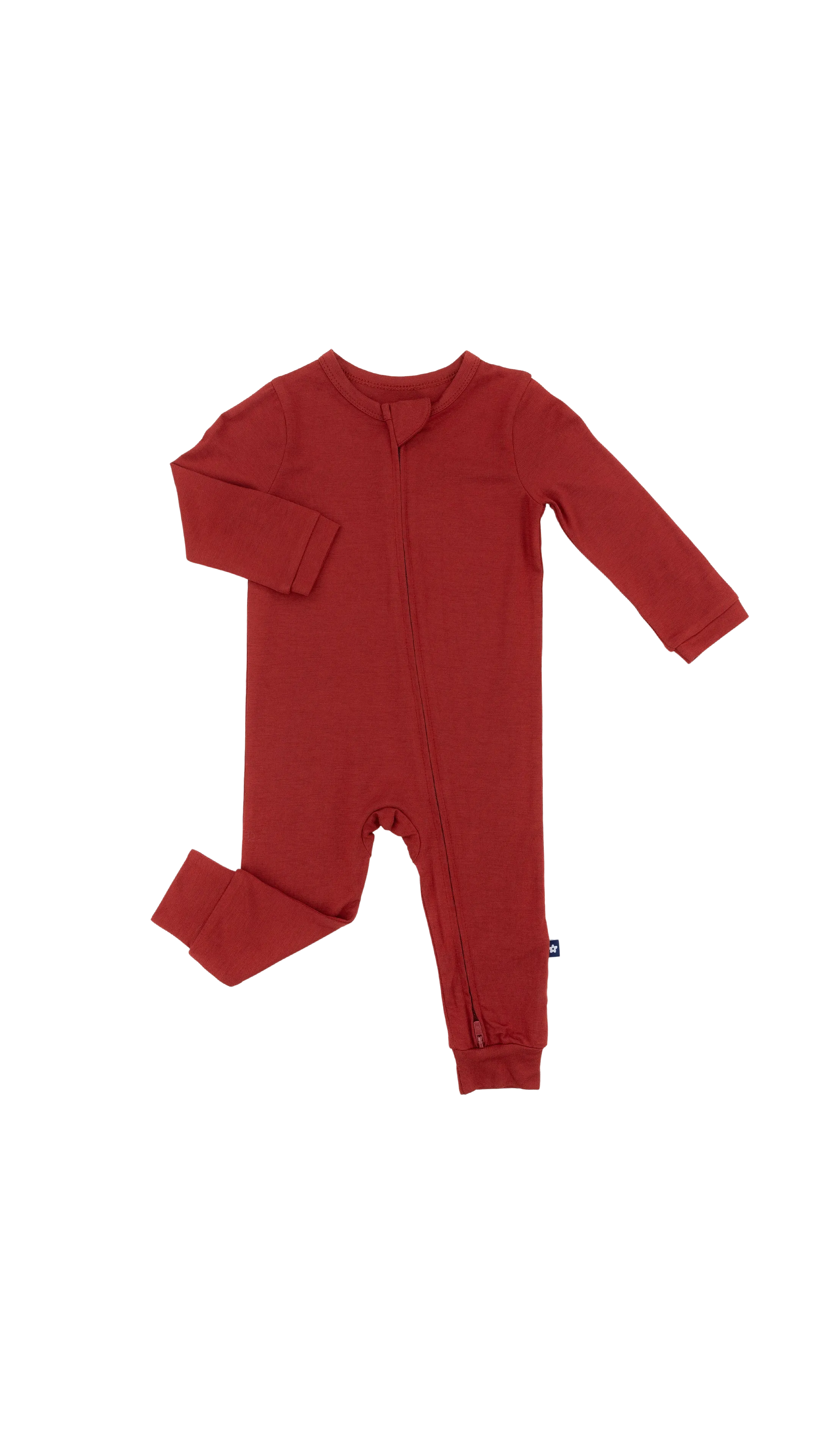 Zip Romper in Garnet